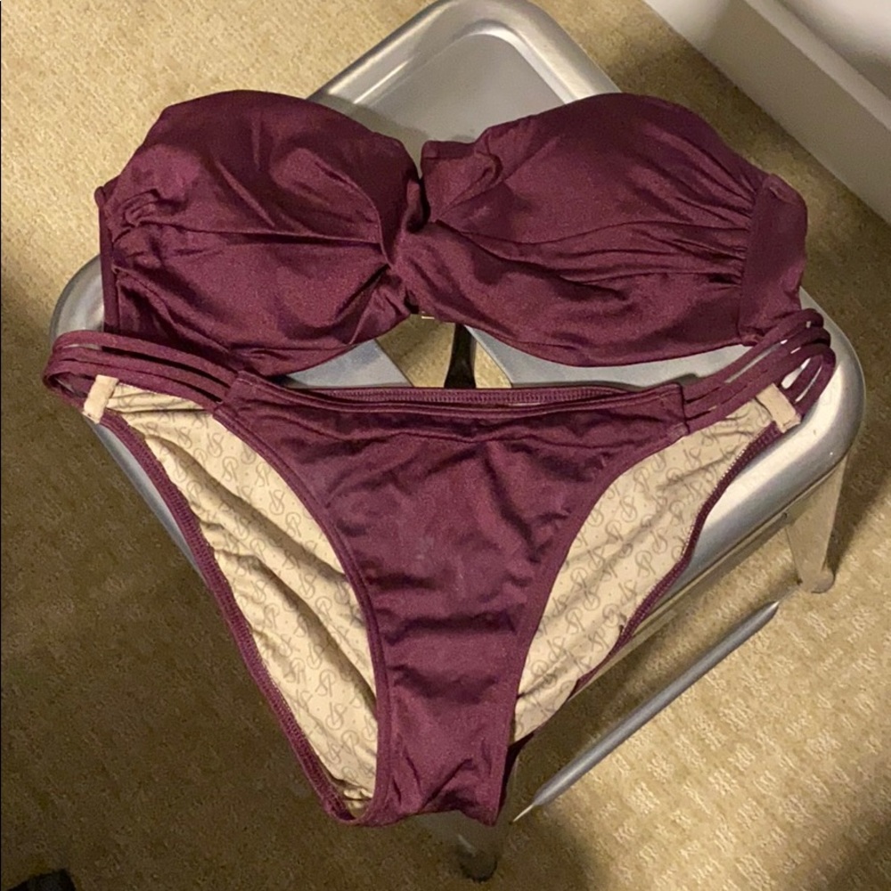 Victoria secret bikini plum